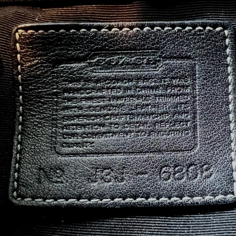 Vintage Coach Y2K Black Soho 6808 Bag - Picture 7 of 8